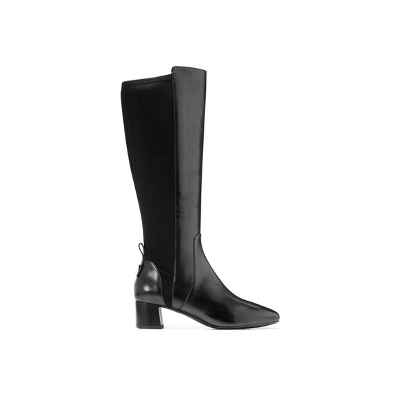COLE HAAN Go-To Boot Women's Size 5/ EU 35 Knee High Boots Black Leather - Picture 4 of 5